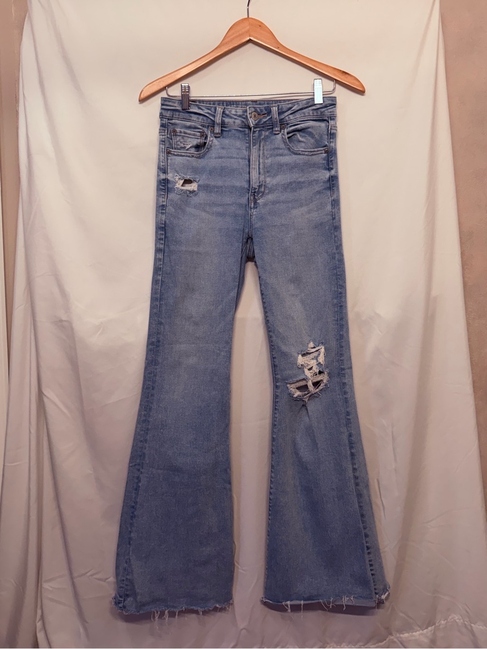 American Eagle Outfitters Super High Rise Flare Jeans - Picture 2 of 5